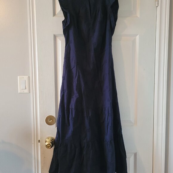 The Gap Navy blue eyelit maxi dress - Picture 6 of 7